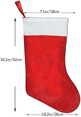 CORPDA Shiba Inu Блестящо Коледен Отглеждане Персонализирани Коледни Чорапи, Класически Декорации За Отглеждане на Празнична Семейна