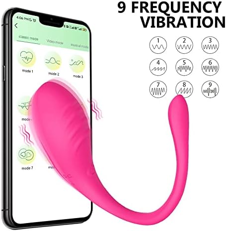 MOONA App Control Вибриращи Яйца Вибратори, Секс Играчки за Жени Стимулант Точка G Безжични Бикини Вибратор, Вагинални Топчета