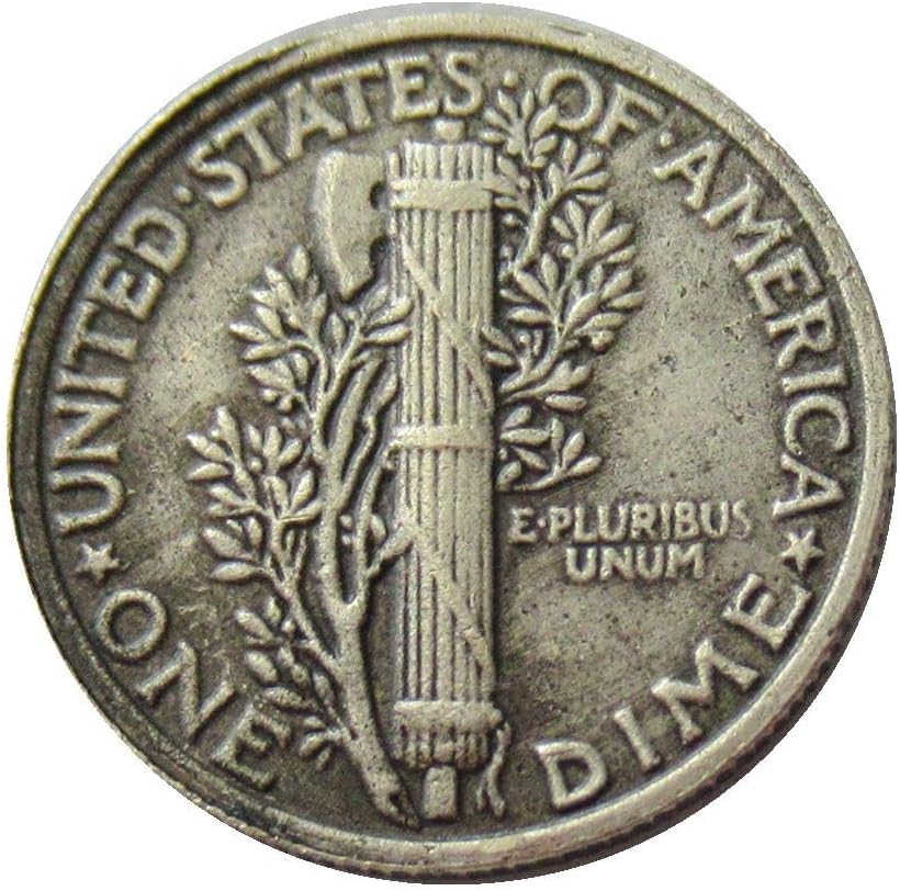 10 Цента на САЩ от 1926 година, сребърно покритие Точно Копие на Възпоменателни монети