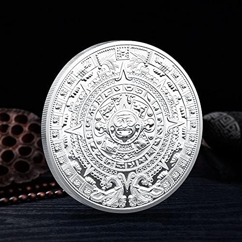 Сребърно покритие са подбрани Декоративни Монета с Защитен Калъф Колекционерско Биткойн на плавателни съдове