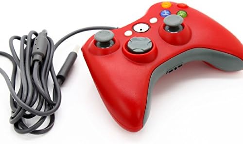Тънък Кабелен Игри Мат Gamepad Joypad Гейм Контролер за Xbox 360 на Microsoft ЧЕРВЕН