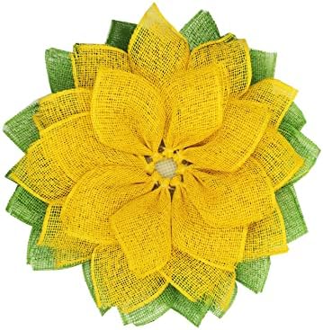 3 Ролка Декоративна Мрежа от Поли-Чул е за Есенното събиране на реколтата на Собствените си ръце Жълт Венец от Слънчогледи Център