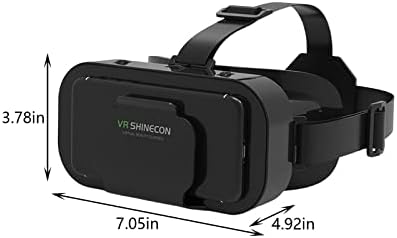 Naittoop 5-то поколение Обновената версия на VR Glasses Кутия за мобилен телефон VR Очила за виртуална реалност Преносим Ефект VR 3D