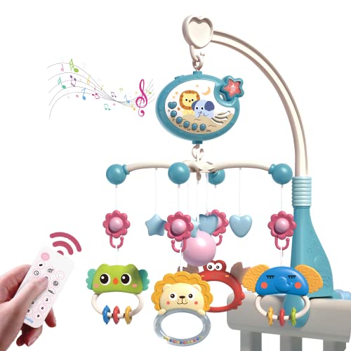 Пътуваща бебешко кошче Simmplex с осветление и музика (45x54 см) - Музикално подвижна играчка люлка - Мобилна играчка за детска