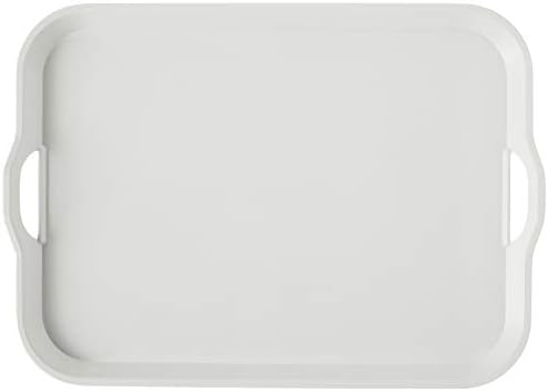 Сервировочный Тава с Меламиновыми дръжки Hutzler, 20 x 15, Бял