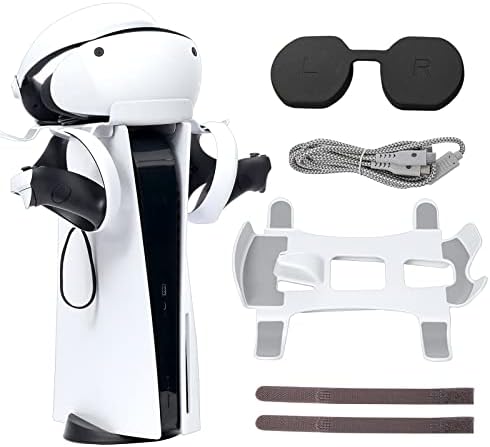 Комплект аксесоари за PS VR2, Държач за слушалки PS VR2 и мека силиконова защита на обектива PS VR2
