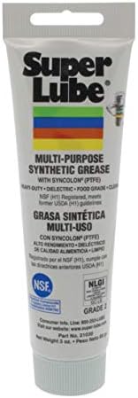 Мазнините Супер Lube Диелектрична, синтетична 3 грама. Туба, одобрен от Министерство на земеделието на САЩ, 3 опаковки