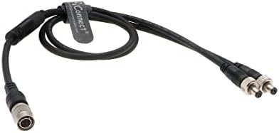 Захранващ кабел за Aaton-Cantar|Lectrosonics Hirose-4-Пинов конектор за постоянен ток, с двойно заключване за Lectrosonics-DSQD|SRC