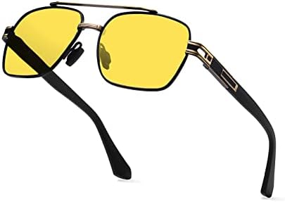 laureles Пълен Четец Поляризирани Очила за Нощно Виждане Мъжки Реколта Квадратни Очила За четене В Метална Рамка за Мъже