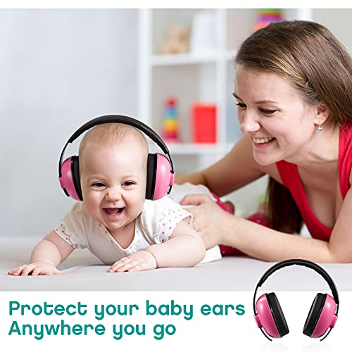 Комплект от 2 теми, Защита за уши, Детски Слушалките с Шумопотискане, Детски Слушалки с Регулируем Шумопотискане, Слушалки за Бебета,