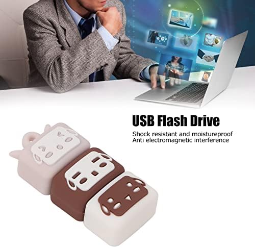 , Флаш памет Cartoon USB 2.0 с гореща замяна за снимки (Кафява овца 32G)
