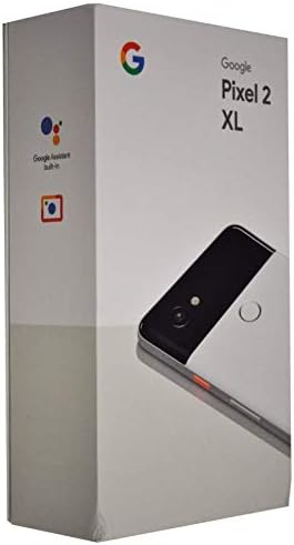 Google Pixel 2 XL 128 GB - 4G LTE е GSM е Отключен с растението, Google Edition - Международна модел - Бял и черен (обновена)