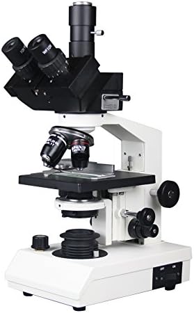 Радикалният 2000x Професионален Тринокулярный Медицински Микроскоп с фазовым контраст 3 W LED с USB-Камера