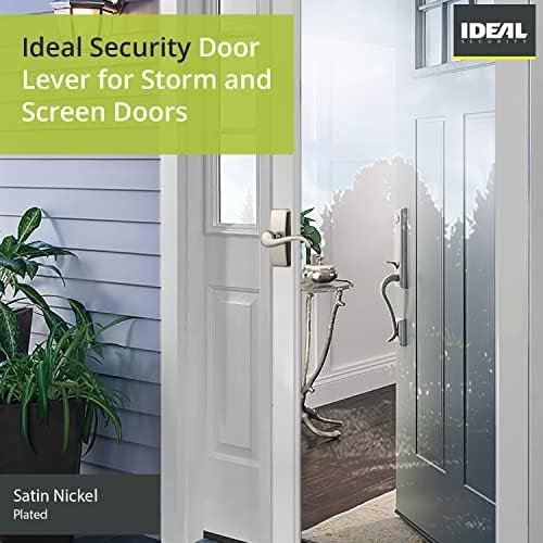 Комплект лостове Ideal Security, Inc. SKGLWSC GL за Бурята и Нетната врати, 2 бр., Сатинированный Никел