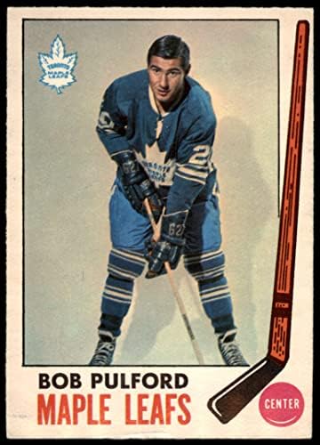 1969 О-Пи-Джи 53 Боб Пулфорд Торонто Мейпъл Лийфс (Хокейна карта), БИВШ играч на Мейпъл Лийфс