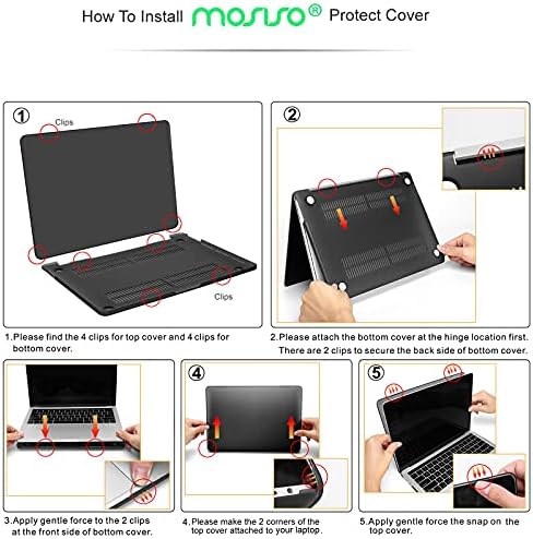 MOSISO е Съвместим с 13-инчов корпус MacBook Pro M2 2022-, 2 комплекта адаптер C USB към USB hub USB-C, пластмасов твърд калъф Peony, капака на клавиатурата и защитно фолио за екрана, space сив ?