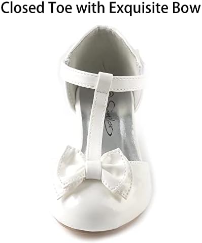 МУССОВЫЕ обувки на висок Ток за деца със Затворени пръсти За момичета на Токчета С Хубав Лък За момичета; Модел обувки