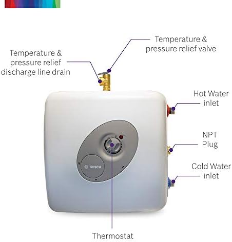 Електрически кухненски бойлер Bosch Tronic 3000 T, обем 7 литра (ES8) - Спестява време за подаване на гореща вода - за Монтаж на