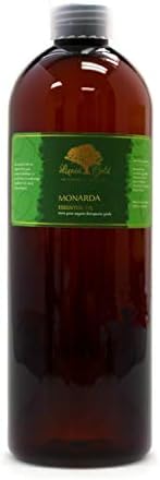 16 Унции Етерично масло Monarda Премиум-клас Течно Злато Чиста Органична Натурална Ароматерапия