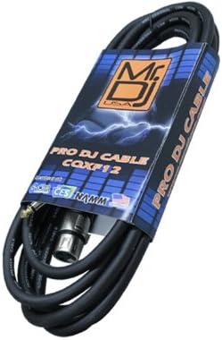 Професионален кабел за dj колони Mr. Dj CQXF25 дължина 25 метра 1/4 инч от мъжете към XLR жена
