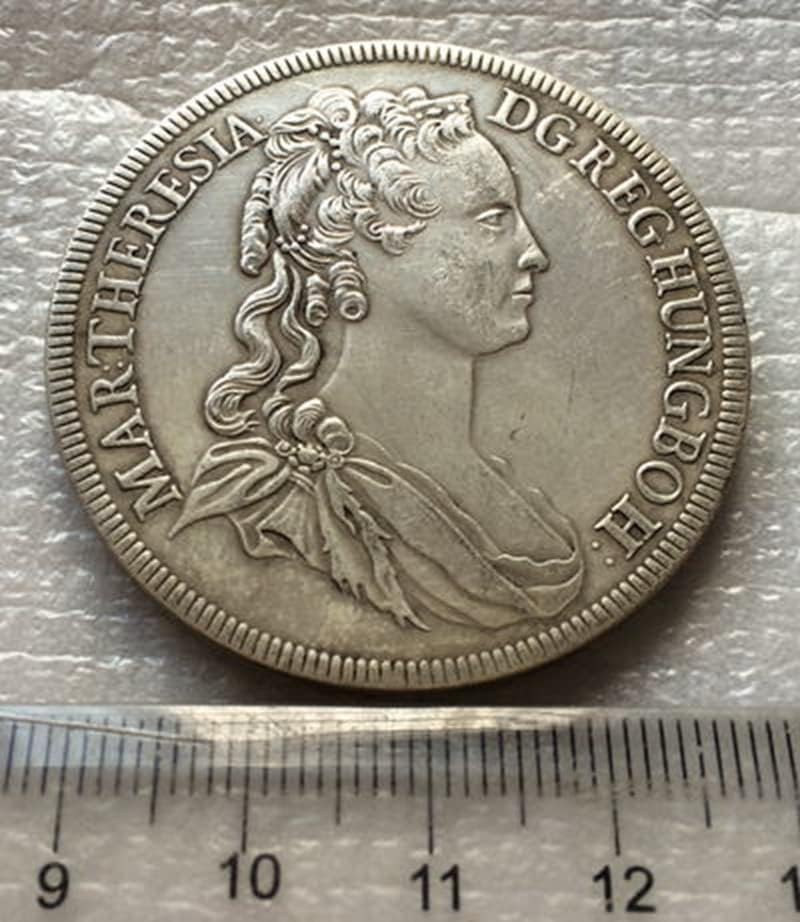 1742 Немски Медни Монети със сребърно покритие Антични Монети Събиране на Монети ръчно изработени подлежащи на выдуванию