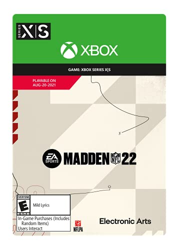 Madden NFL 22: Стандарт - Xbox Series X | S [Цифров код]