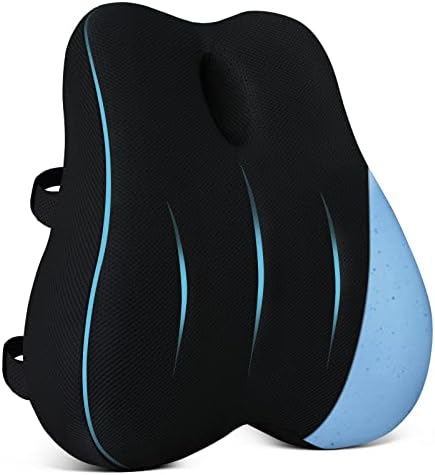 Възглавница за подкрепа на долната част на гърба за офис стол, Охлаждаща въздушна Възглавница за кръста от пяна с памет ефект за