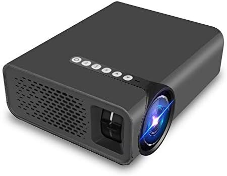 Домакински мини проектор 1080P Преносим led проектор с висока разделителна способност (черно)
