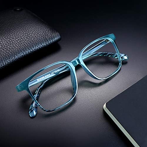 Слънчеви очила VisionGlobal син цвят за жени /мъже, които Правят напрежение в очите, Очила за четене през компютър, в стилна квадратна