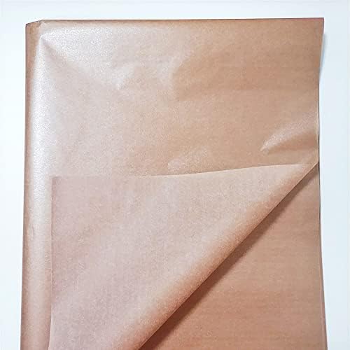 Опаковъчна хартия от Цигарена хартия MORANTI с Метален Розово Злато в насипно състояние - 25 Листа 19,7 x 27,5 за Сватба, Рожден