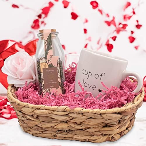 Пълнител за рязане на хартия MagicWater Supply (4 унции) за подарък за опаковане и пълнене на кошници - розов