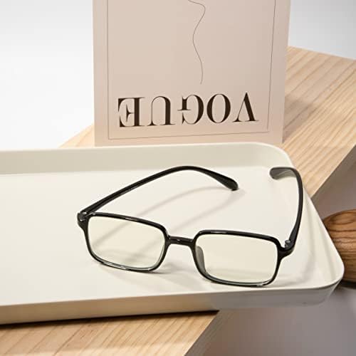 VISOONE Модерни Правоъгълни Леки Очила С Блокиране на Синя Светлина В Пъстри Рамки За Момчета и Момичета на Nedka