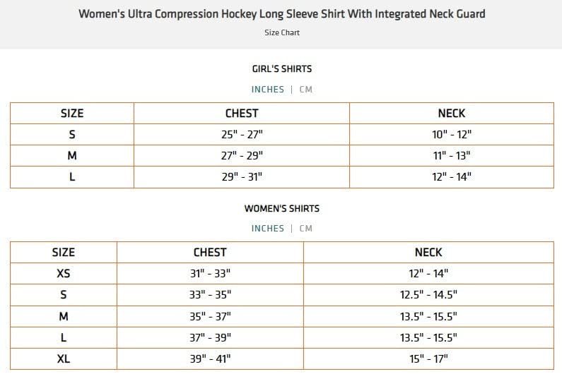 Хокей риза Ultra Comp Neckguard за момичета LS