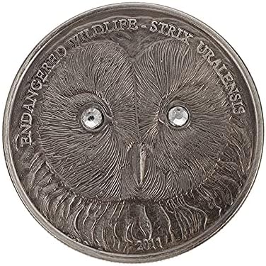 NUOBESTY Десктоп Бижу С Инкрустиран Диамант Монета Животно Монета Занаят Диамант Ретро Възпоменателна Монета Животно Монета (фигура