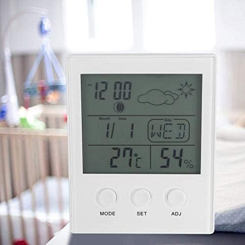 JAHH Стаен Термометър Дигитален Термометър-Влагомер, на Голям Екран с Измерителем температура и Влажност на въздуха, машина за висока