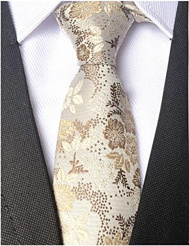 Мъжки Тесни Новости, Малки Вратовръзки С Цветя Модел, Луксозни Сватба с Шарени Вратовръзки