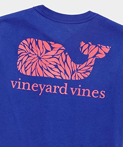 Тениска с Вересковым джоб за момчета Vineyard вина Реколта Кит с къс ръкав и вереском