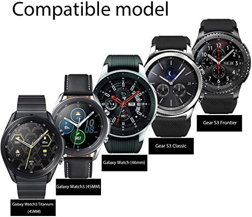Каишка FanTEK за Samsung Galaxy Watch 3 45 mm/ Galaxy Watch 46 мм / Gear S3 Watch, 22 мм Силиконов Спортен Быстросъемный Взаимозаменяеми
