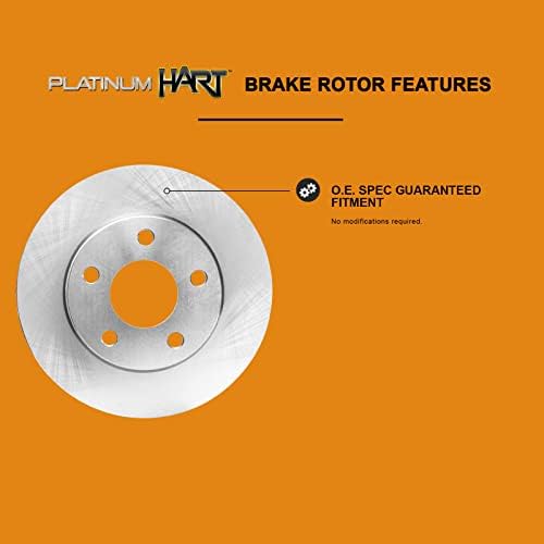 Комплект / типът на задните спирачки и ротори Hart Brakes |Размерът на Задните спирачни накладки | Спирачни ротори и подложки |