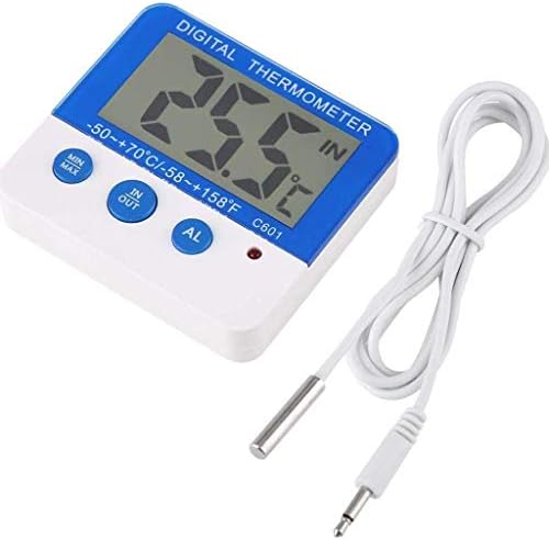 Цифров Термометър-Влагомер WXYNHHD, Термометър за стая с Монитор влажност на въздуха, по-Голям Екран с Температура