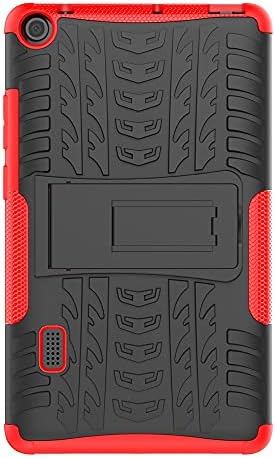 Защитен калъф за таблет EZSKY Калъф за таблет Съвместима с Huawei Mediapad T3 7,0-инчов текстура гуми устойчив на удари Защитен