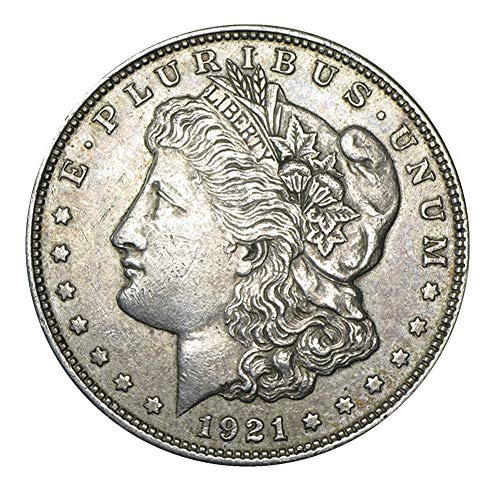 Сребърен долар 1921 година Морган , классифицированный от глоба до Особено на глобата , циркулирал
