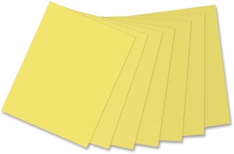 Многофункционална Цветна хартия Pacon 102055 Kaleidoscope, 24 паунда, 8-1/2 X 11, жълто Канарче, 500 / Rm