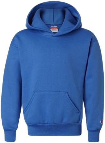 Hoody-пуловер от еко-руно за момчета Champion' Big Powerblend