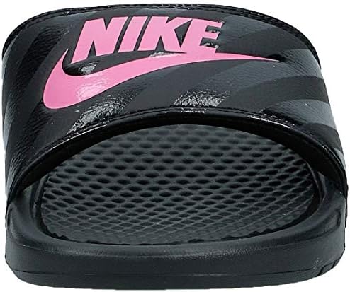 Дамски сандали Benassi Just Do It от Nike, черно /Светло-Розово-черна, 10 обикновени щатски долара