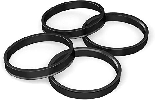 Джанти аксесоари XPD за офроуд ZELIDON, ЦЕНТРИРУЮЩИЕ пръстени (опаковка от 4 броя), черен пръстен от полиуглеродистого пластмаса