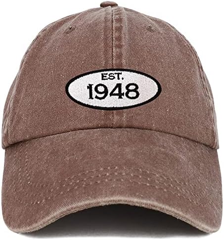 Моден магазин за дрехи, създаден 1948 бродирани 75-ия рожден ден подарък оцветени пигмент се измива с памук Cap