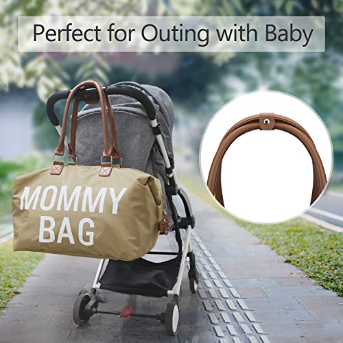 Чанта за майките printe за болницата, Голяма Водоустойчива Чанта-тоут за Памперси за 2 деца, Больничная чанта за раждане на дете