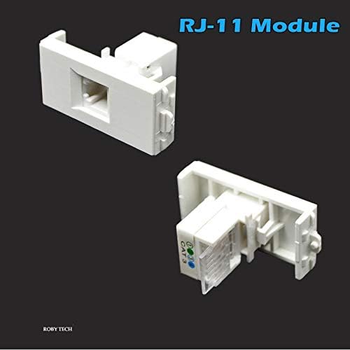 Стенни панела с Симплексными модули HDMI + RJ11 + SC, Трапецеидальными конектори, Гнездо/от Разклона за стенен монтаж, Капачка на