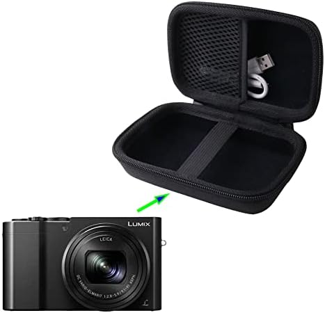 Твърд калъф WERJIA за носене съвместим с цифрови фотоапарати Panasonic Lumix DMC-ZS100/DMC-ZS200, TZ200